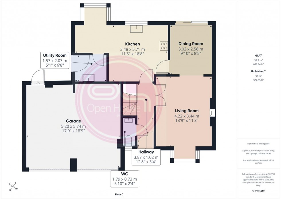 Floorplan for Newby Close, Burton-On-Trent