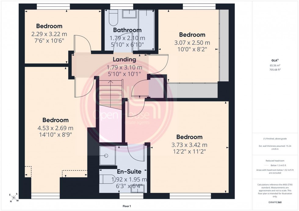 Floorplan for Newby Close, Burton-On-Trent
