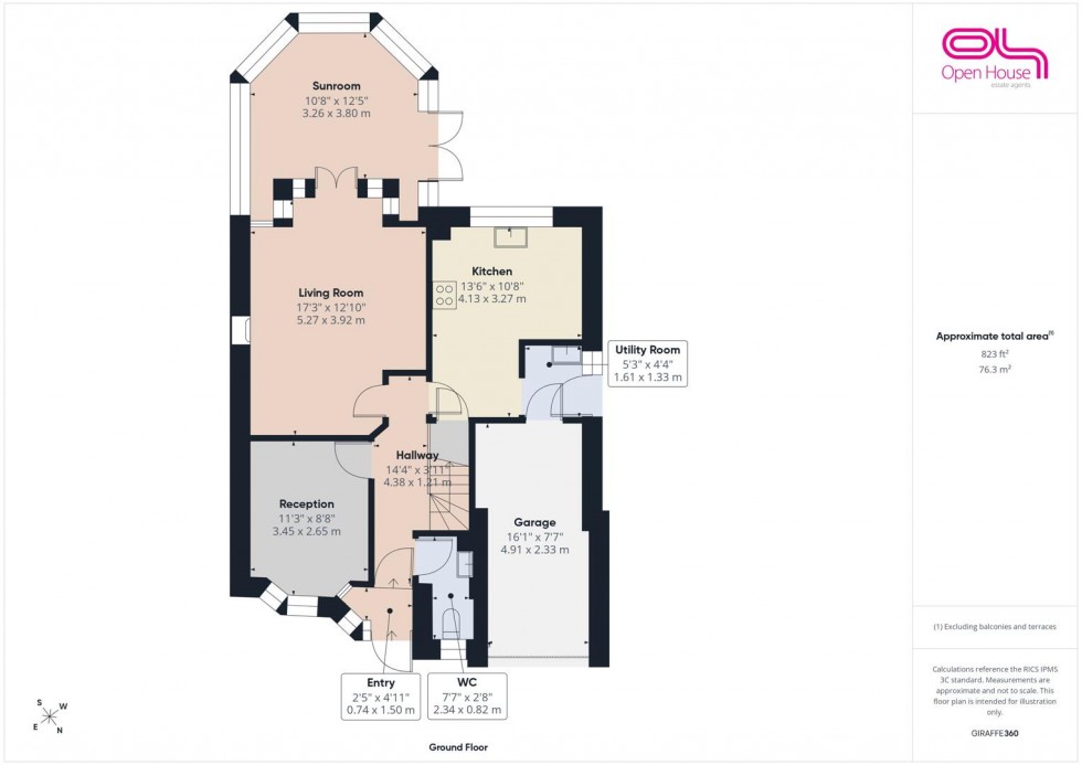 Floorplan for Gunnell Close, Stafford