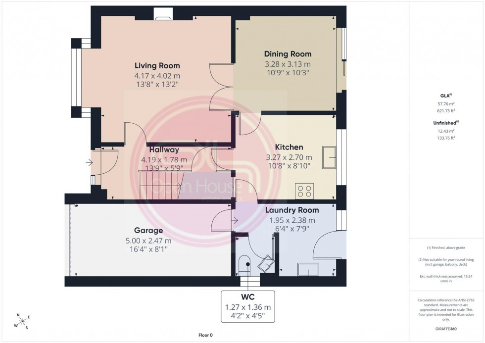 Floorplan for Bitham Court, Stretton, Burton-On-Trent