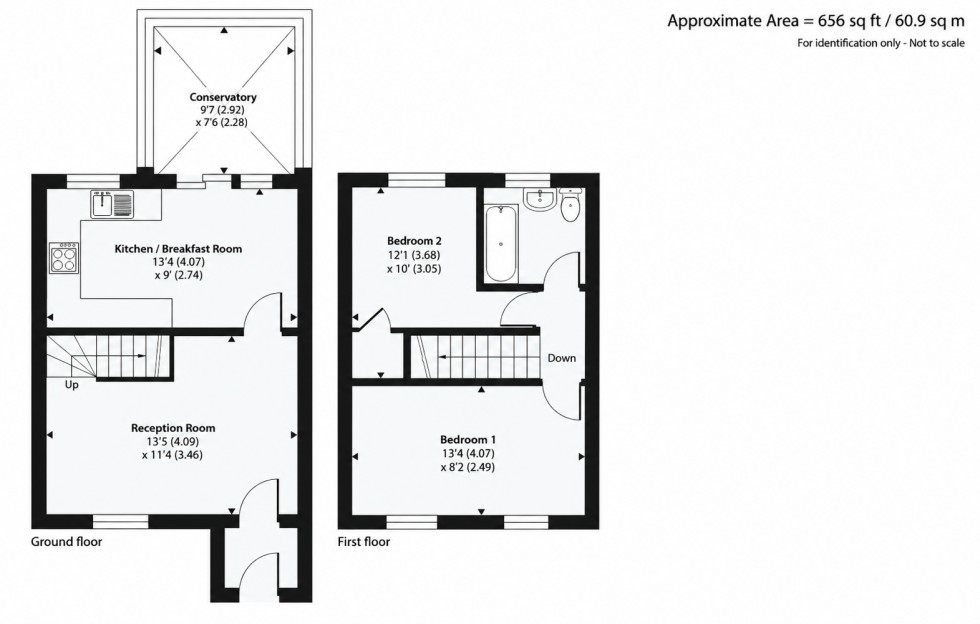 Floorplan for Bracewell Close, Manchester