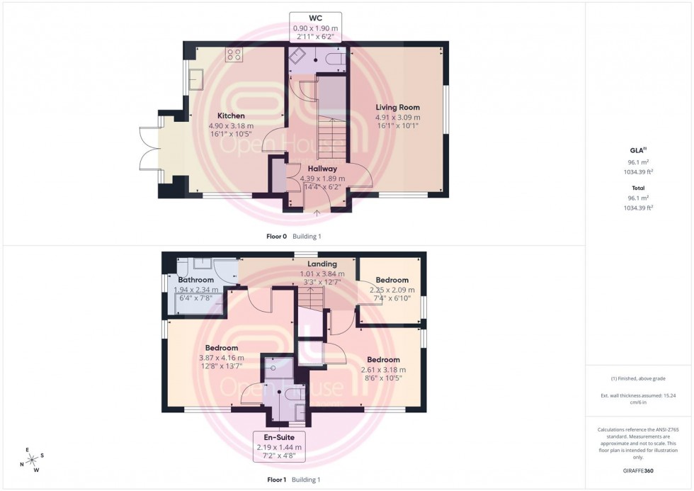 Floorplan for Edinburgh Road, Church Gresley, Swadlincote