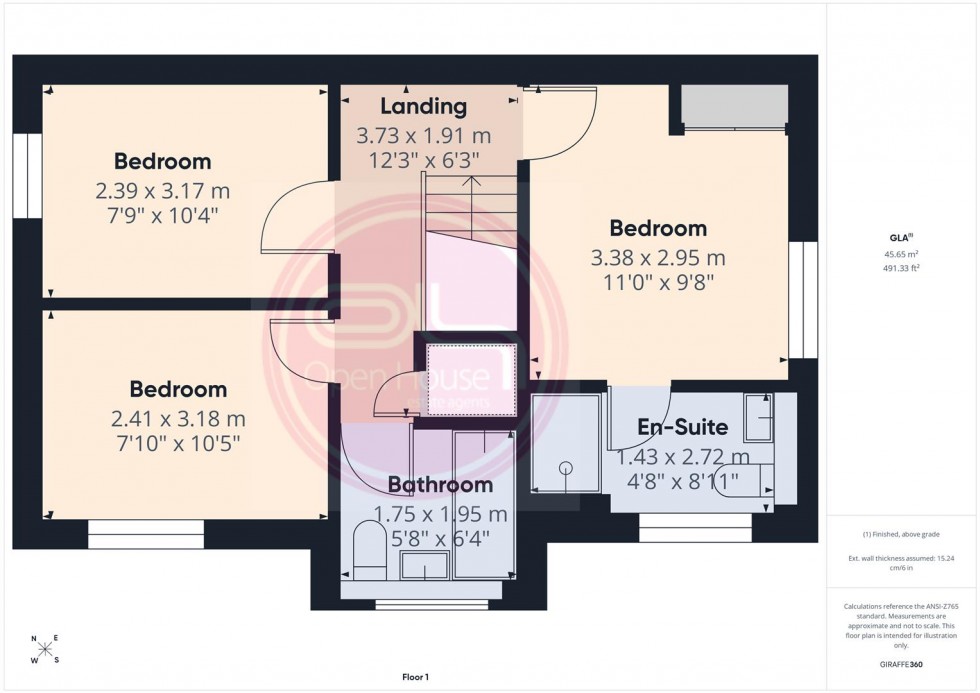 Floorplan for Wainwright Drive, Woodville, Swadlincote