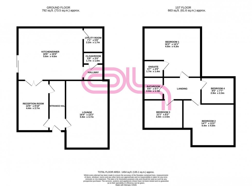 Floorplan for Alter Drive, Via Carr Lane, Riddlesden