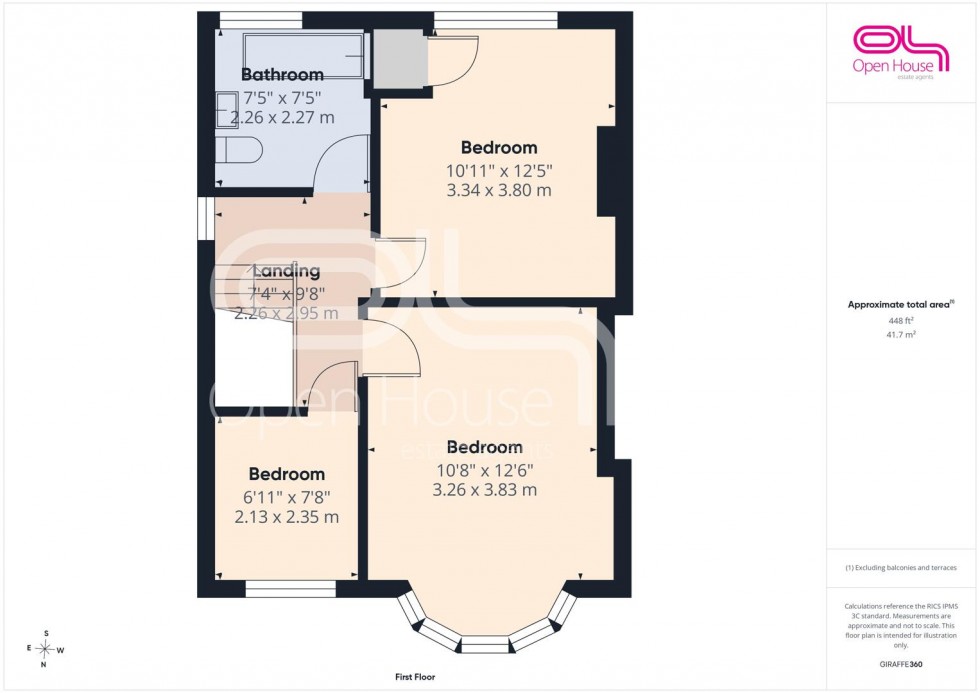 Floorplan for Girton Road, Cannock