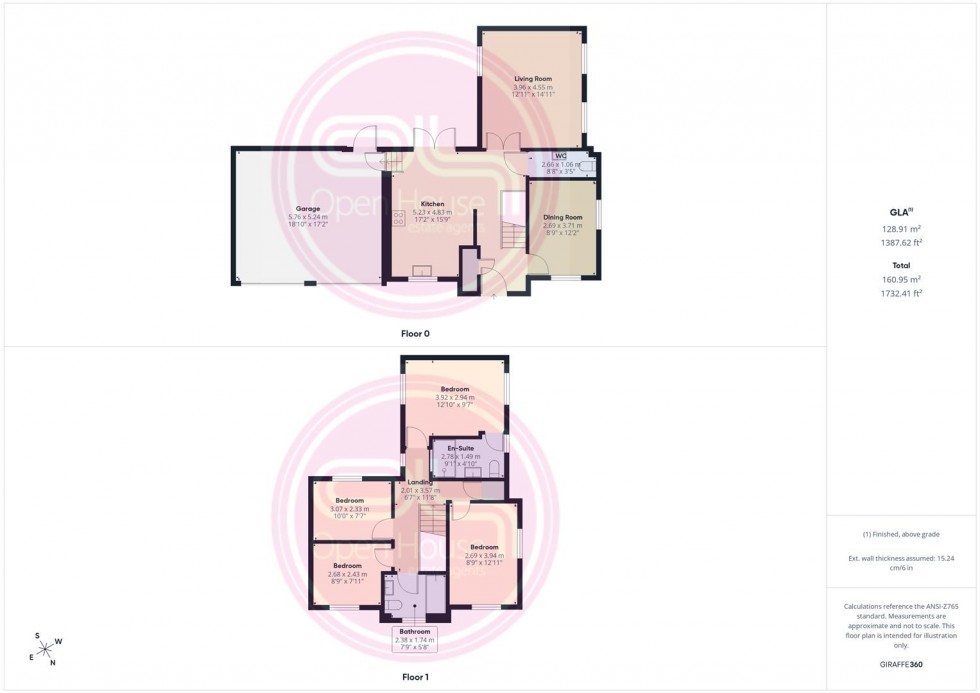 Floorplan for Luton Road, Church Gresley, Swadlincote